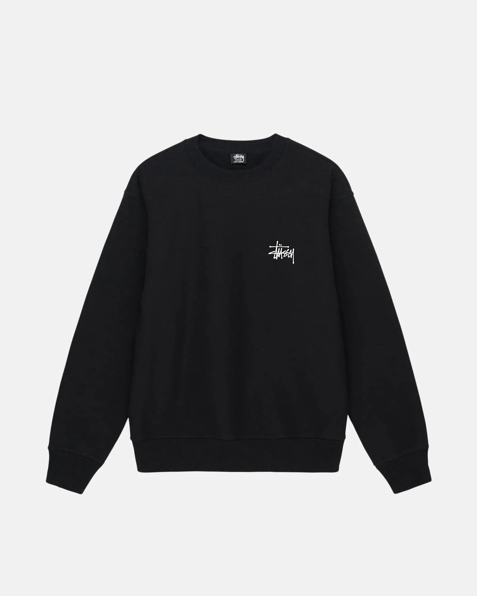 BASIC STÜSSY CREW / BLACK