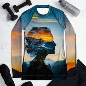 Centered Soul Women's Rash Guard