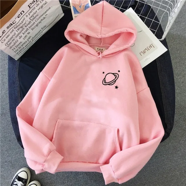 Cute Saturn Hoodies