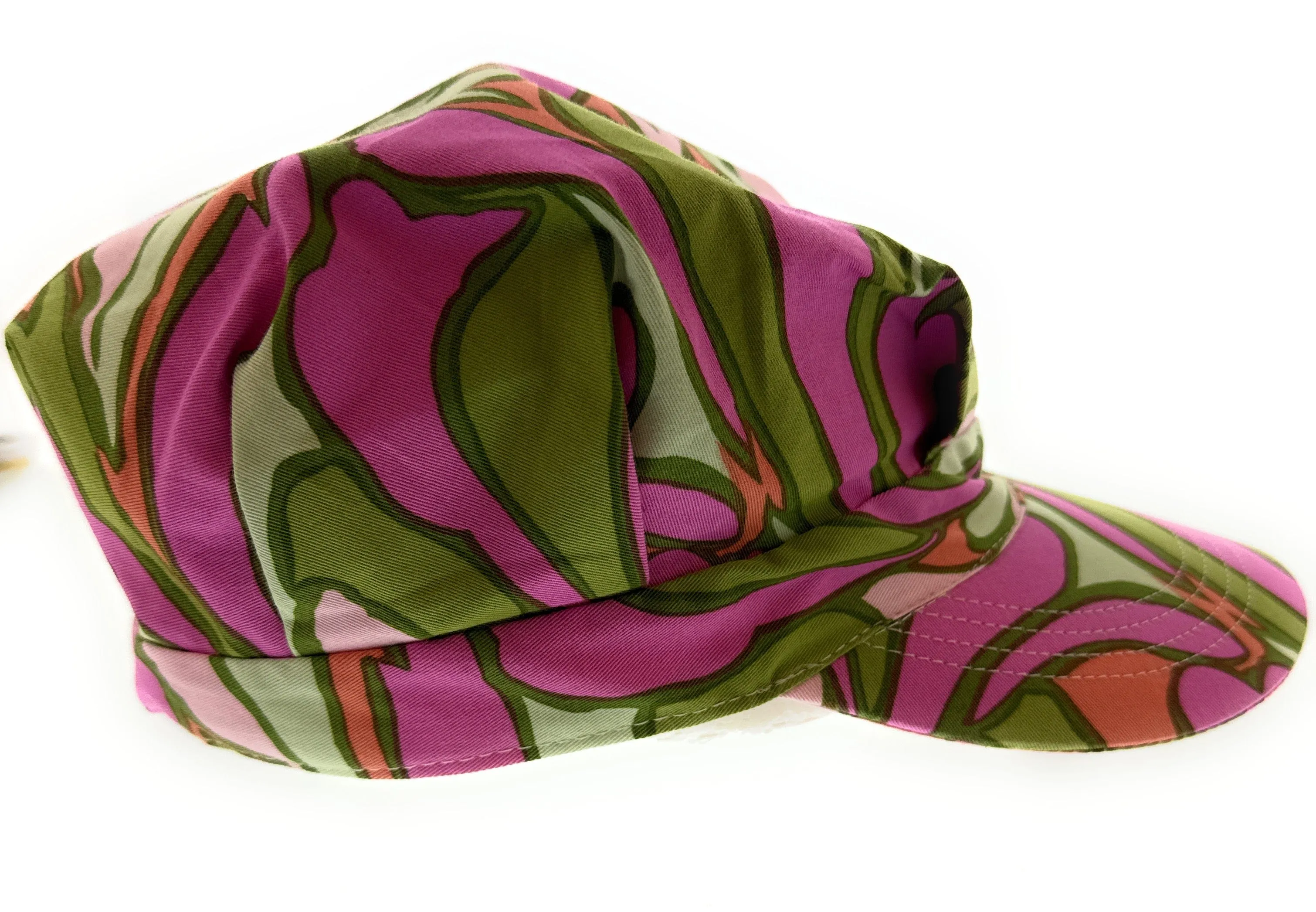 Dolce & Gabbana Multicolor Retro Print Sun Cap
