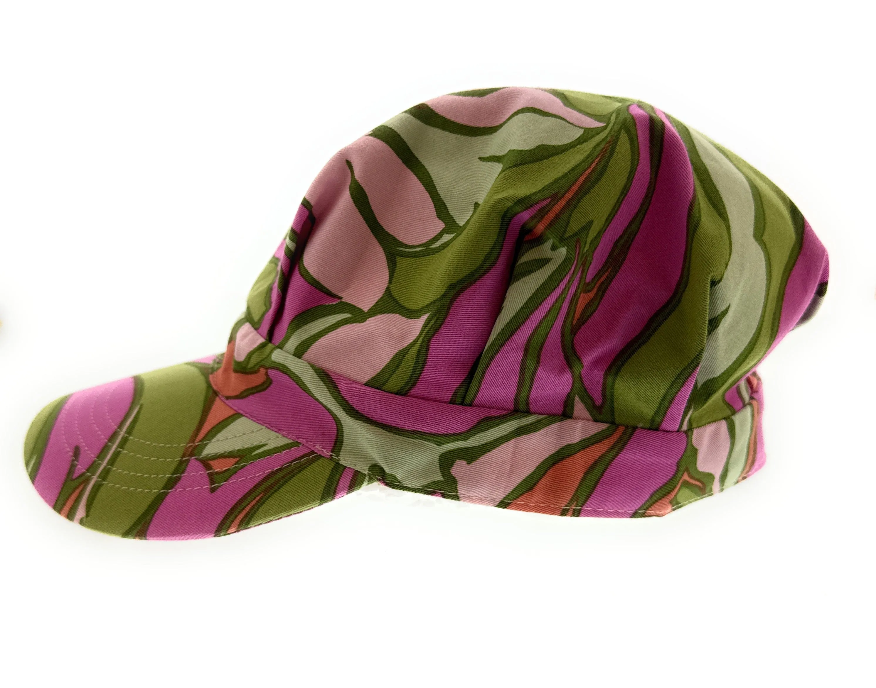 Dolce & Gabbana Multicolor Retro Print Sun Cap
