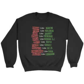 Fight Like Melanin Icons Sweatshirt