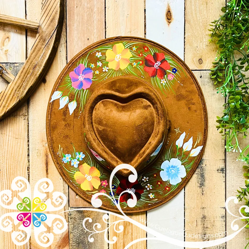 Flower Garden - Hand Painted Fall Hat