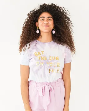 Get the Sun on Your Face Tie-Dye Tee
