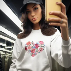 Heart Bouquet Sweatshirt