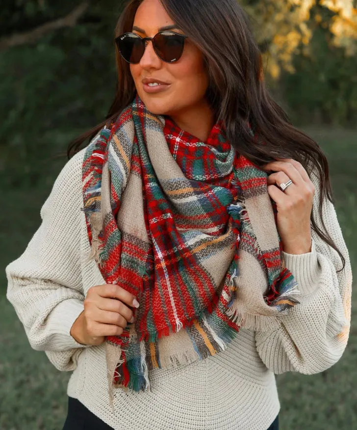 Iris Blanket Scarf