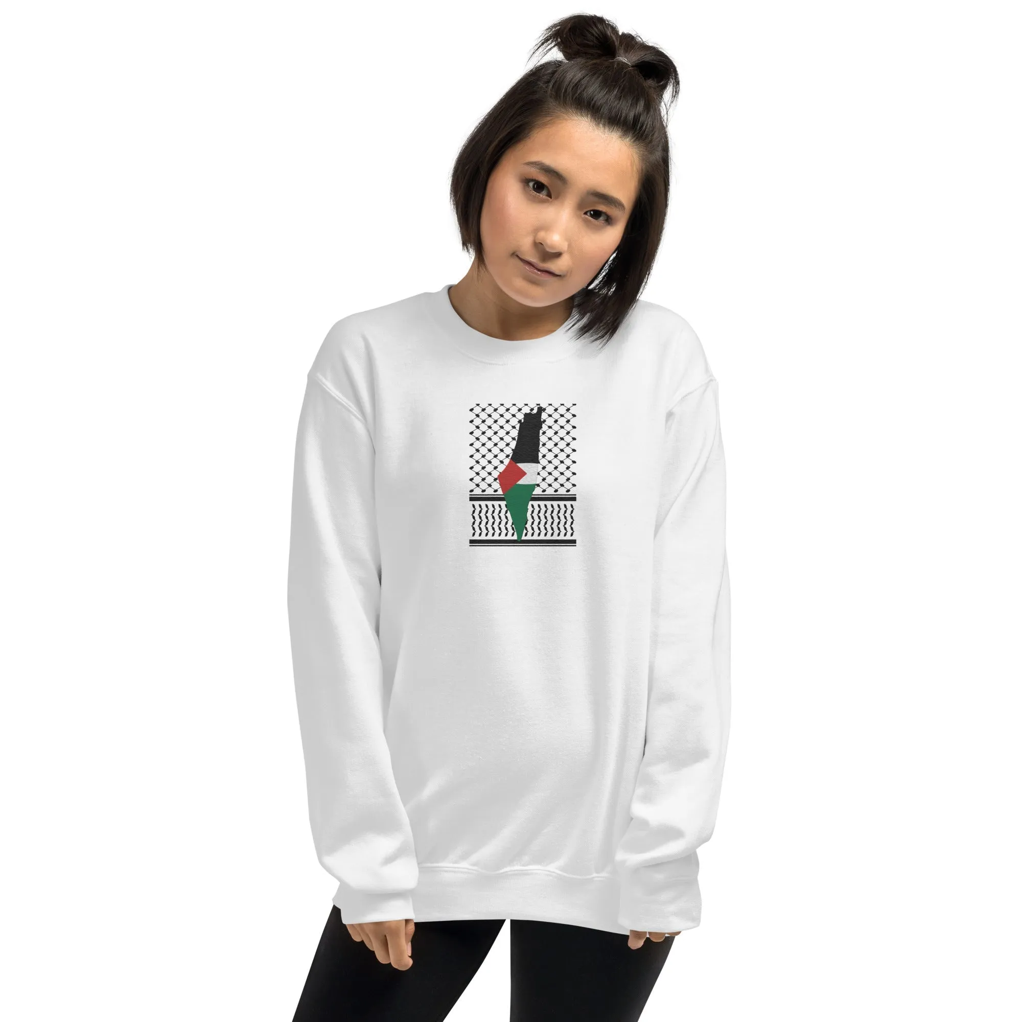 Keffiyeh & Map Sweatshirt