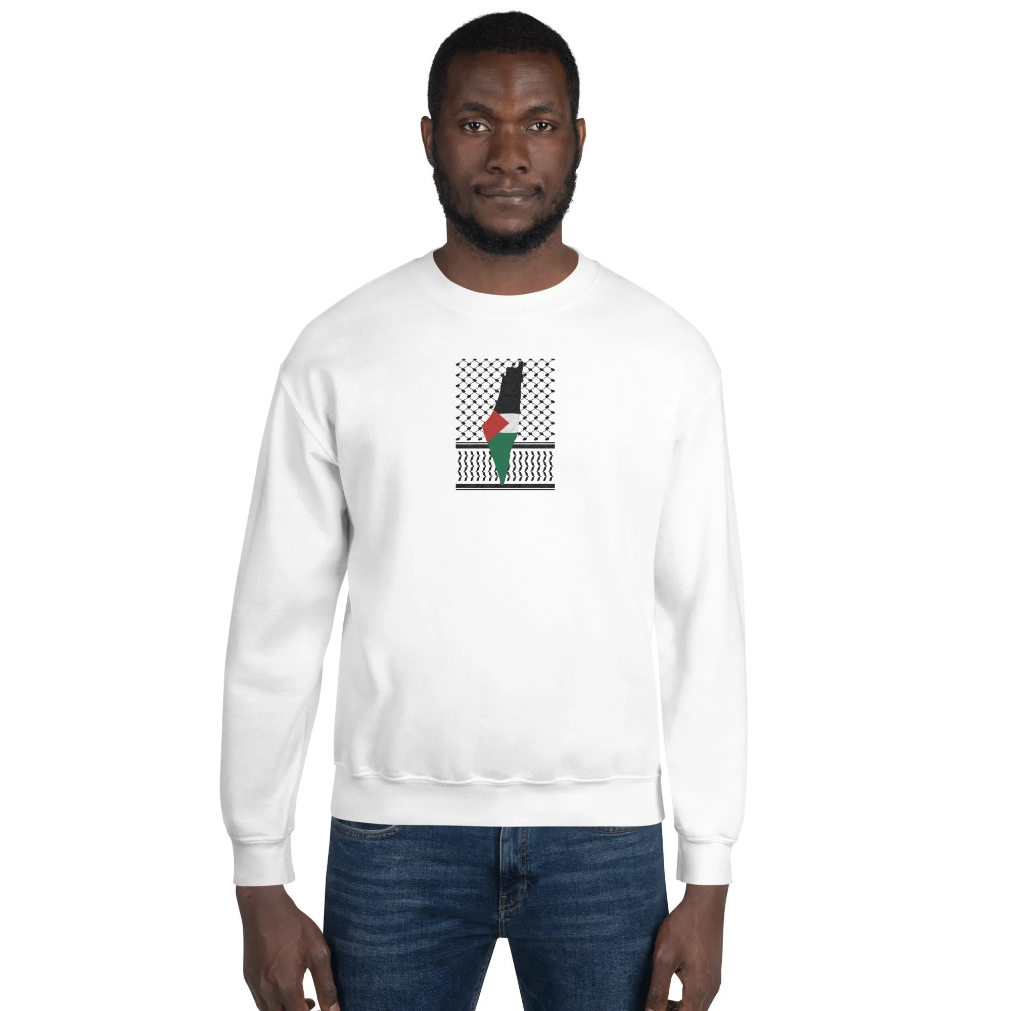 Keffiyeh & Map Sweatshirt