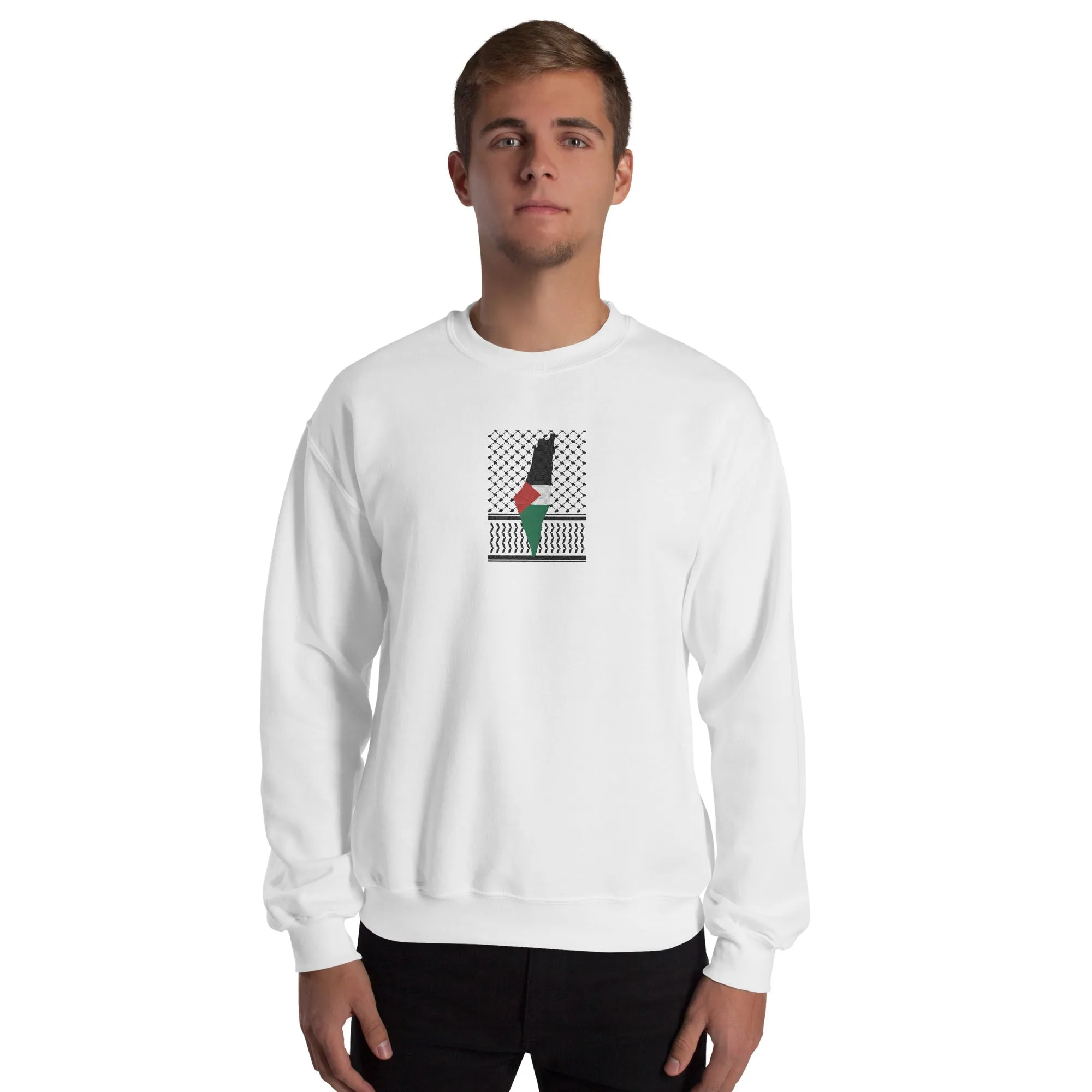 Keffiyeh & Map Sweatshirt