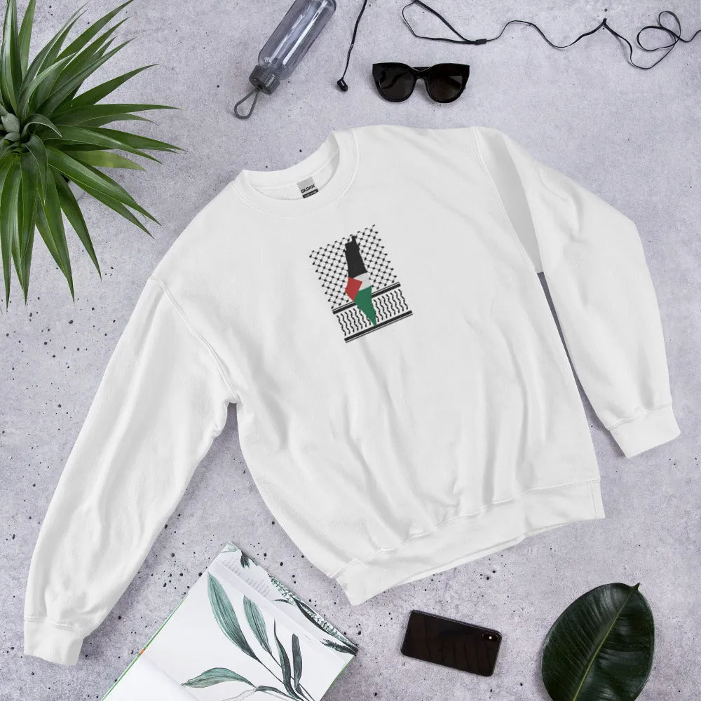 Keffiyeh & Map Sweatshirt