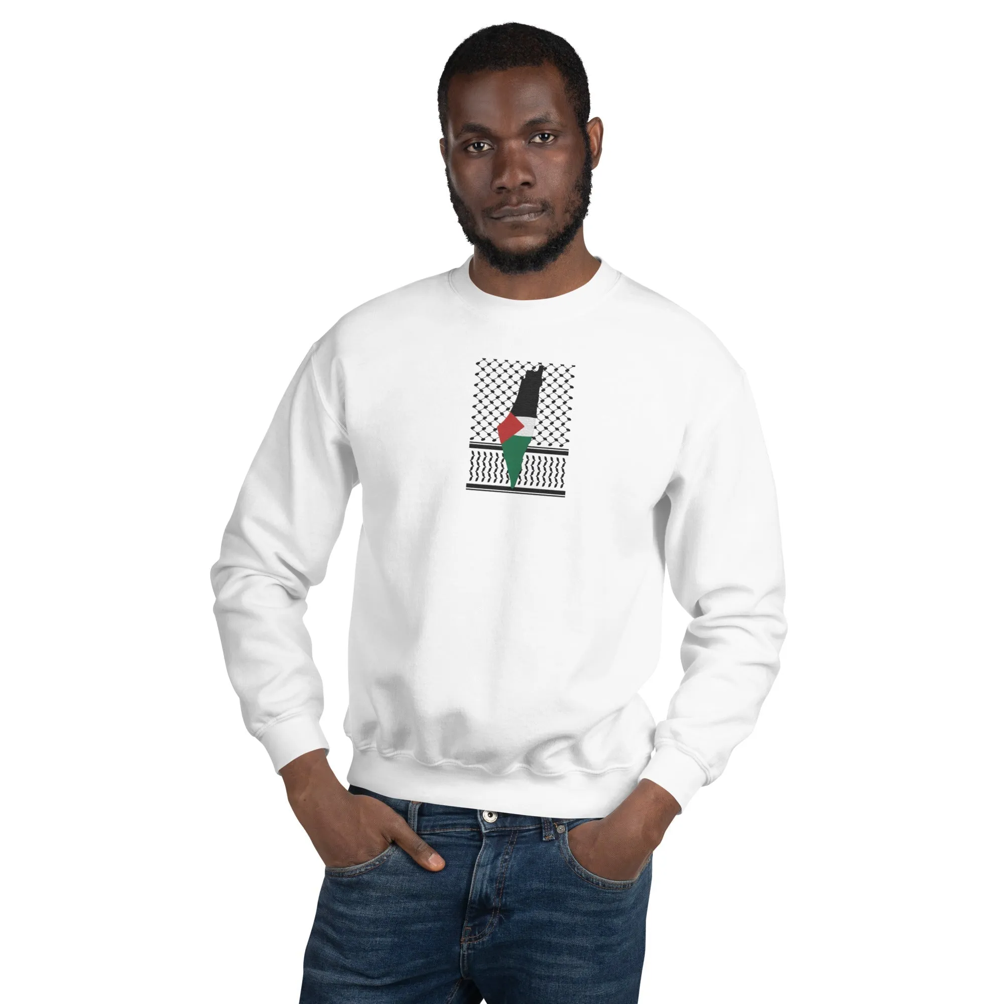 Keffiyeh & Map Sweatshirt