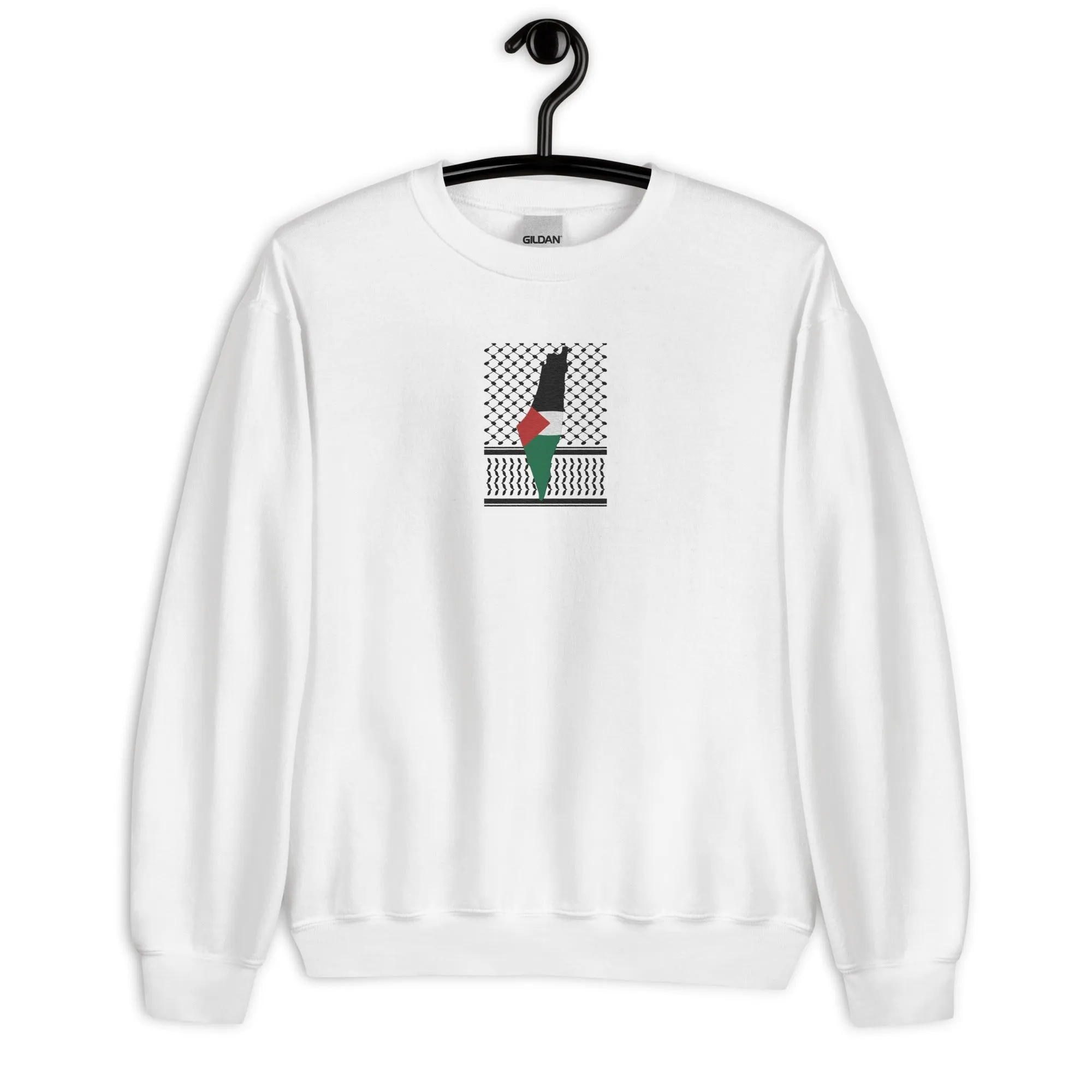 Keffiyeh & Map Sweatshirt