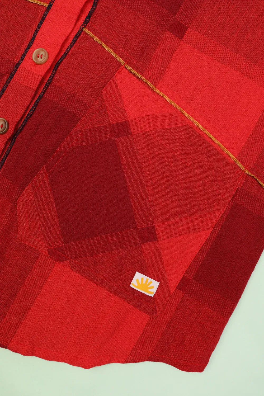 LF Markey | Gale shirt | Red Gingham
