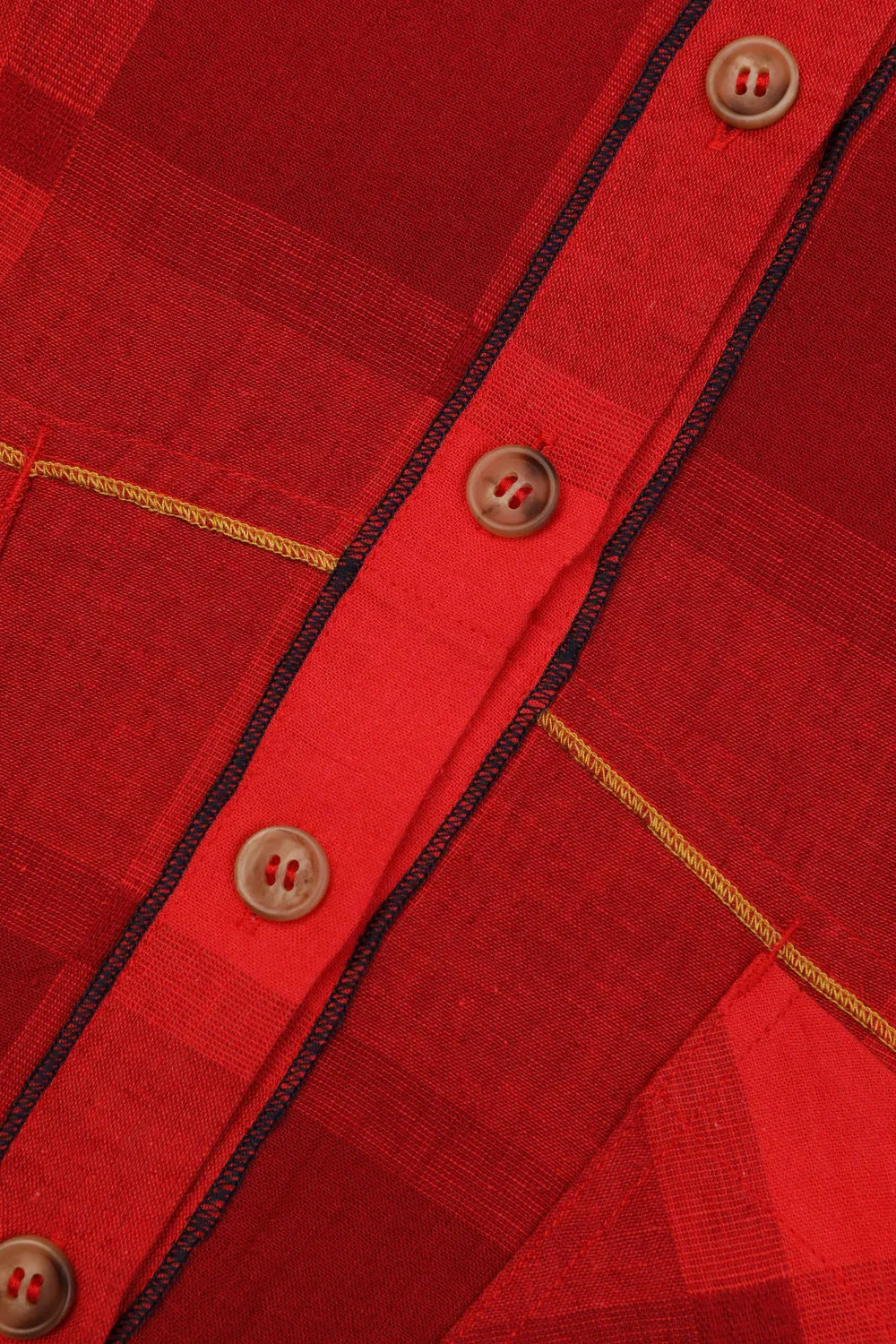 LF Markey | Gale shirt | Red Gingham