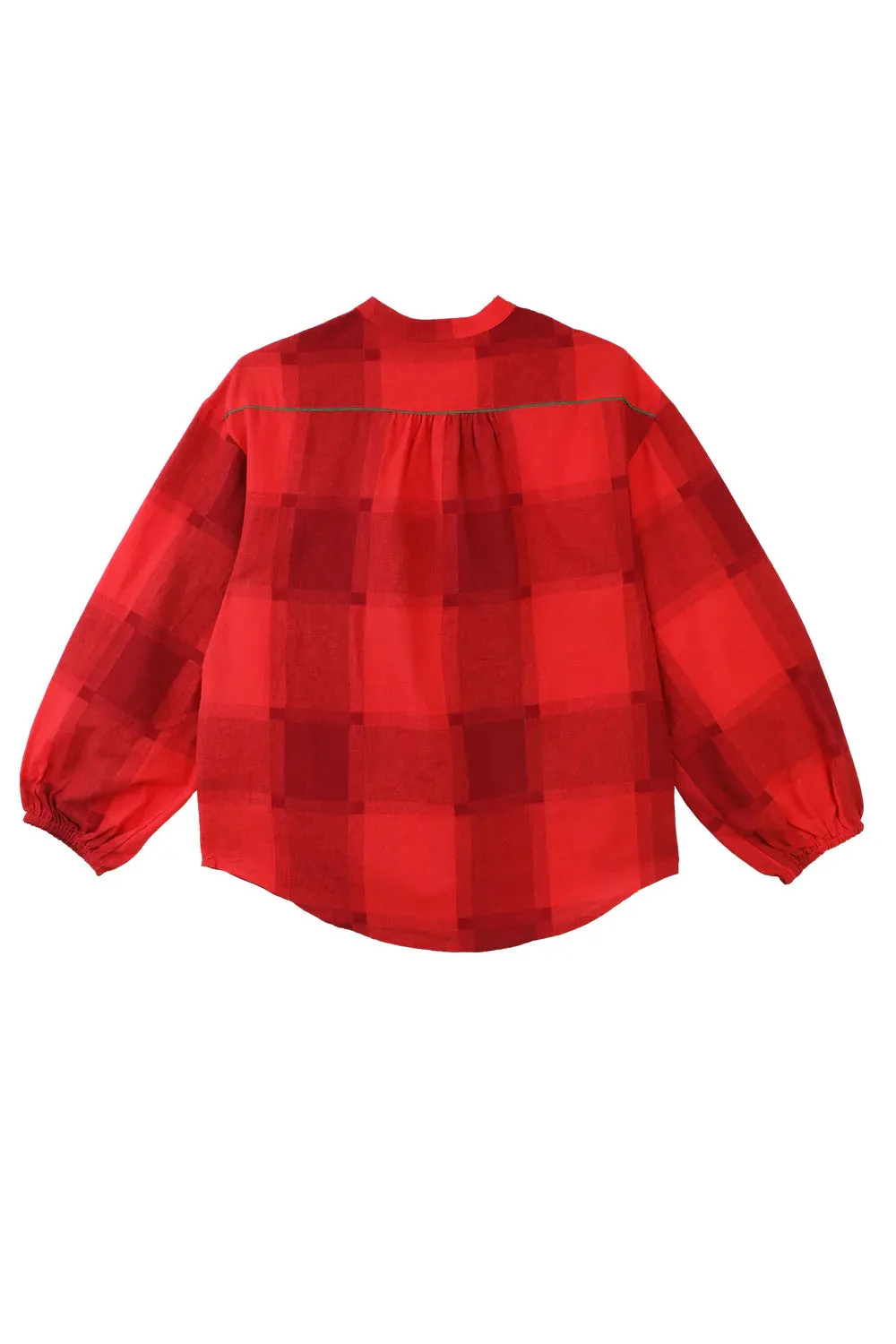 LF Markey | Gale shirt | Red Gingham