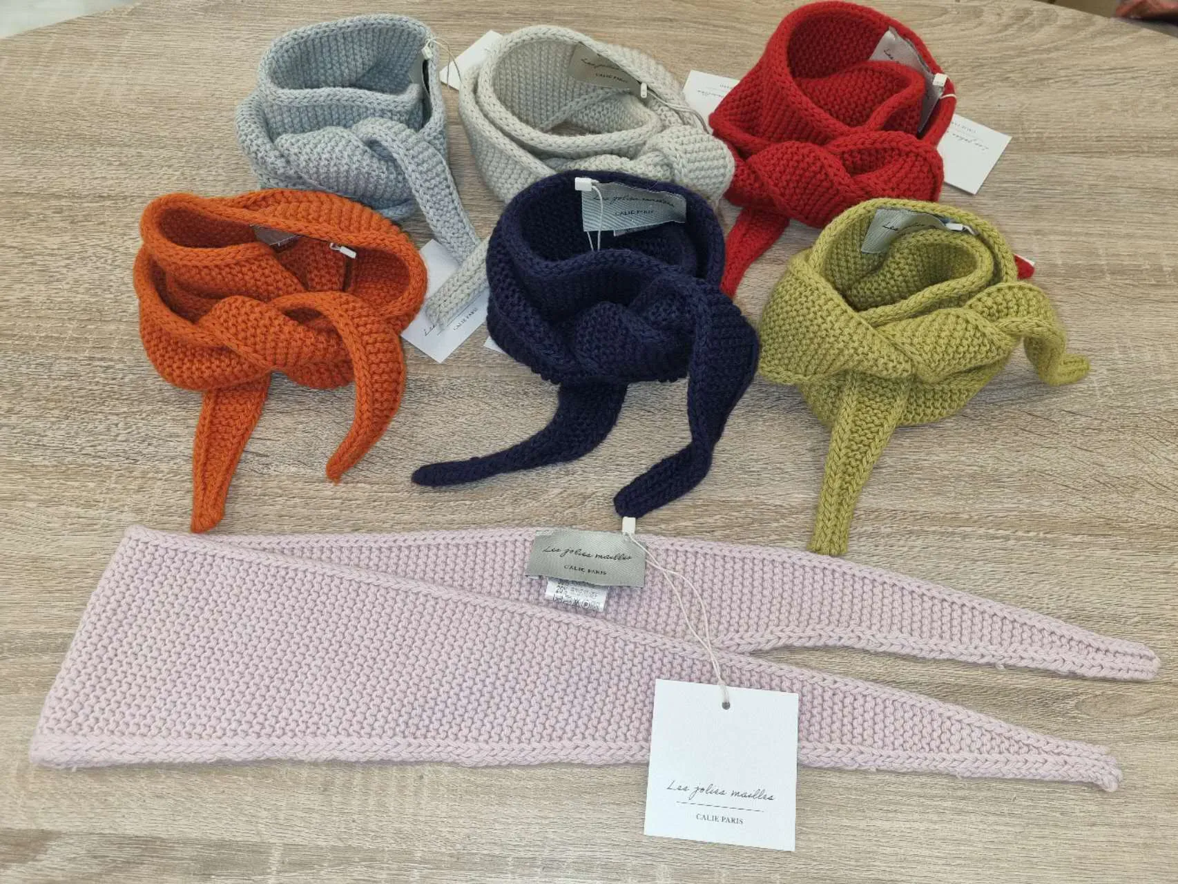 Little "Sophie Scarf": Light Blue