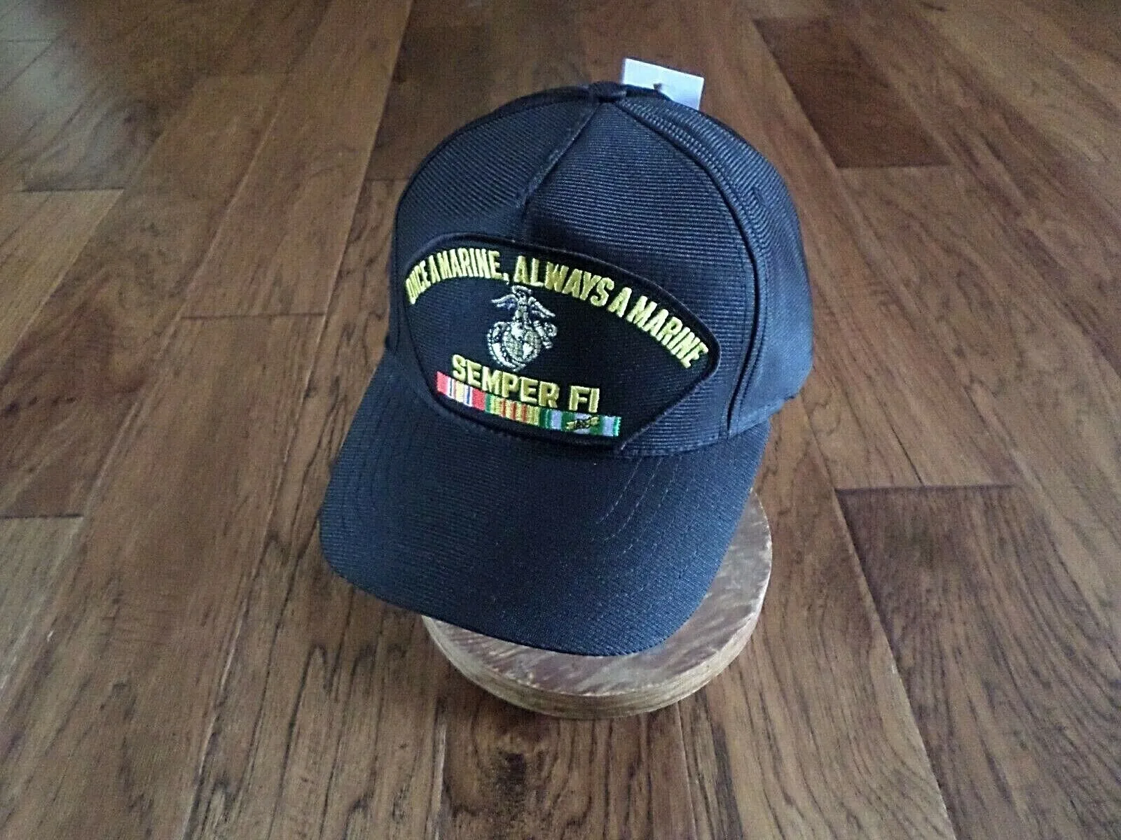 MARINE CORPS SEMPER FI VIETNAM VETERAN HAT OFFICIAL MILITARY BALL CAP U.S MADE