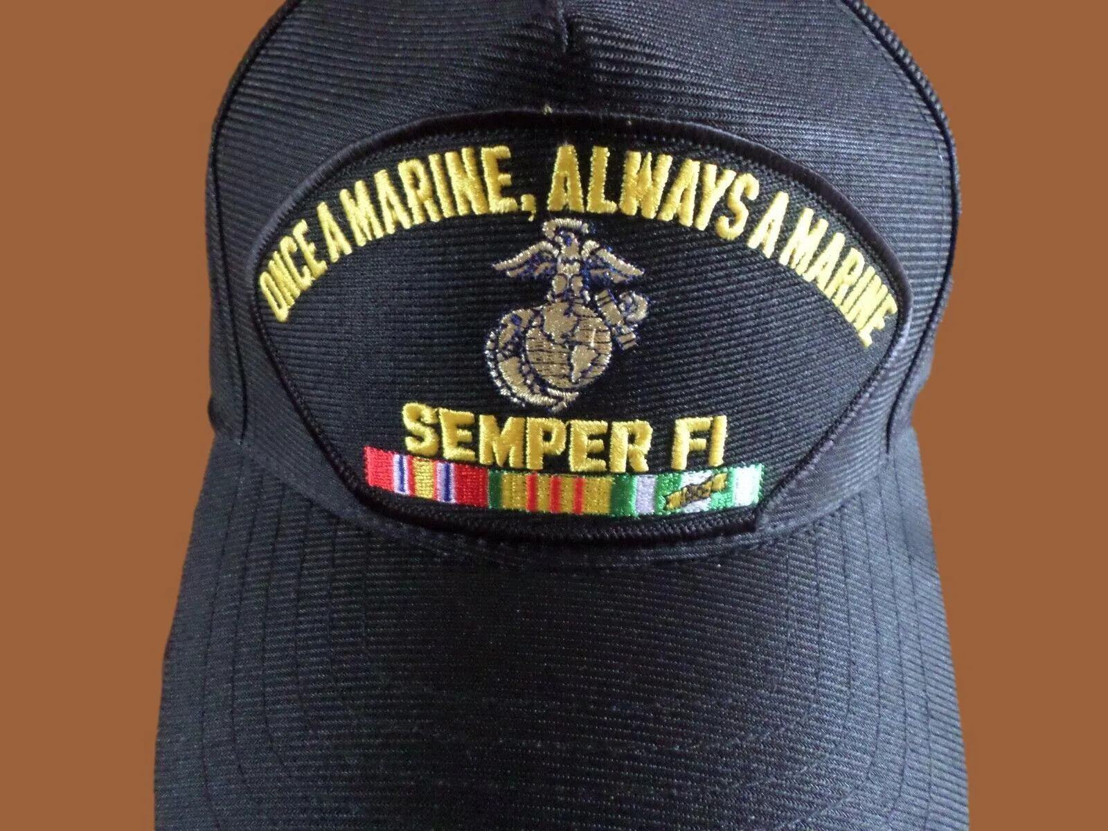 MARINE CORPS SEMPER FI VIETNAM VETERAN HAT OFFICIAL MILITARY BALL CAP U.S MADE