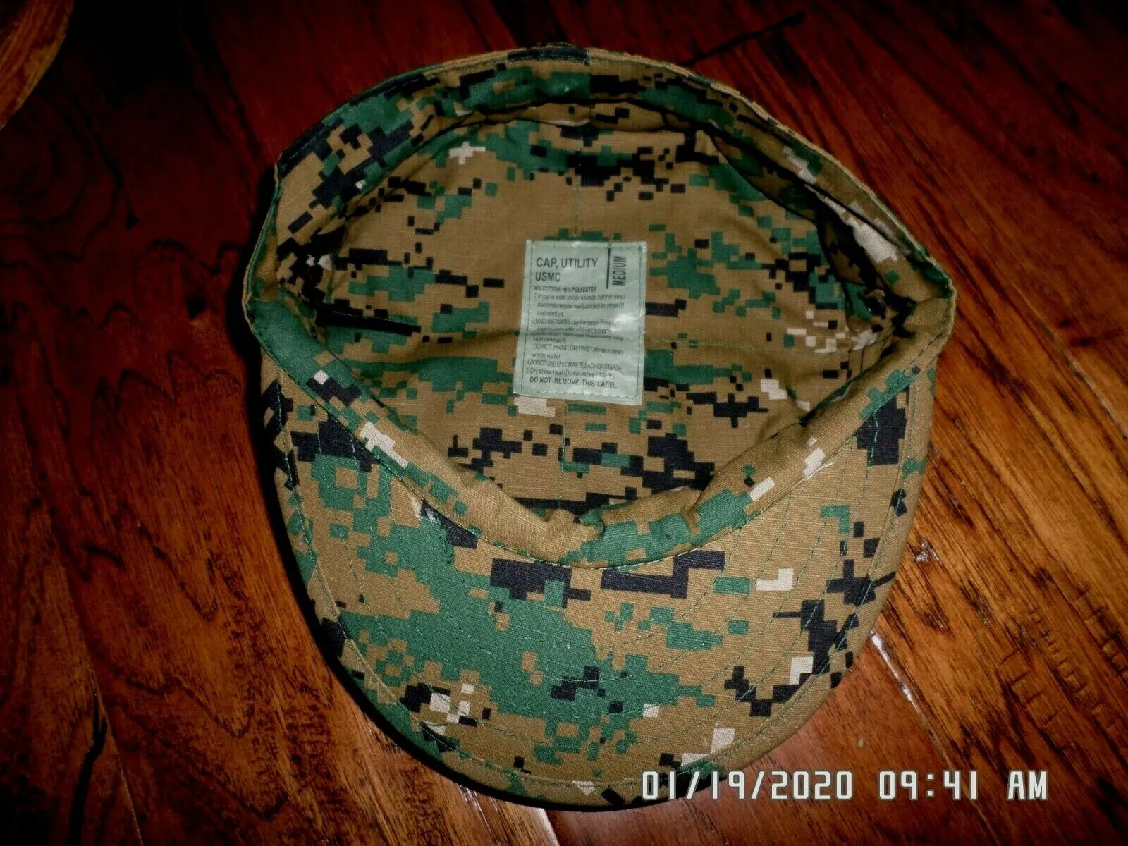 MARINE CORPS STYLE UTILITY HAT U.S.M.C MILITARY WOODLAND DIGITAL CAP