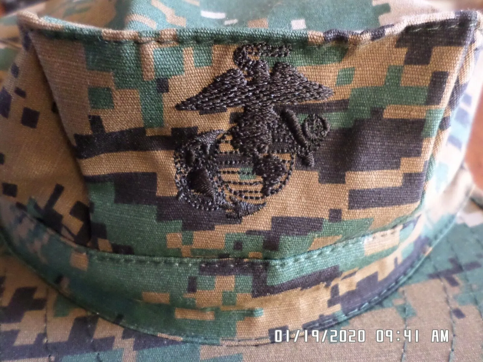 MARINE CORPS STYLE UTILITY HAT U.S.M.C MILITARY WOODLAND DIGITAL CAP