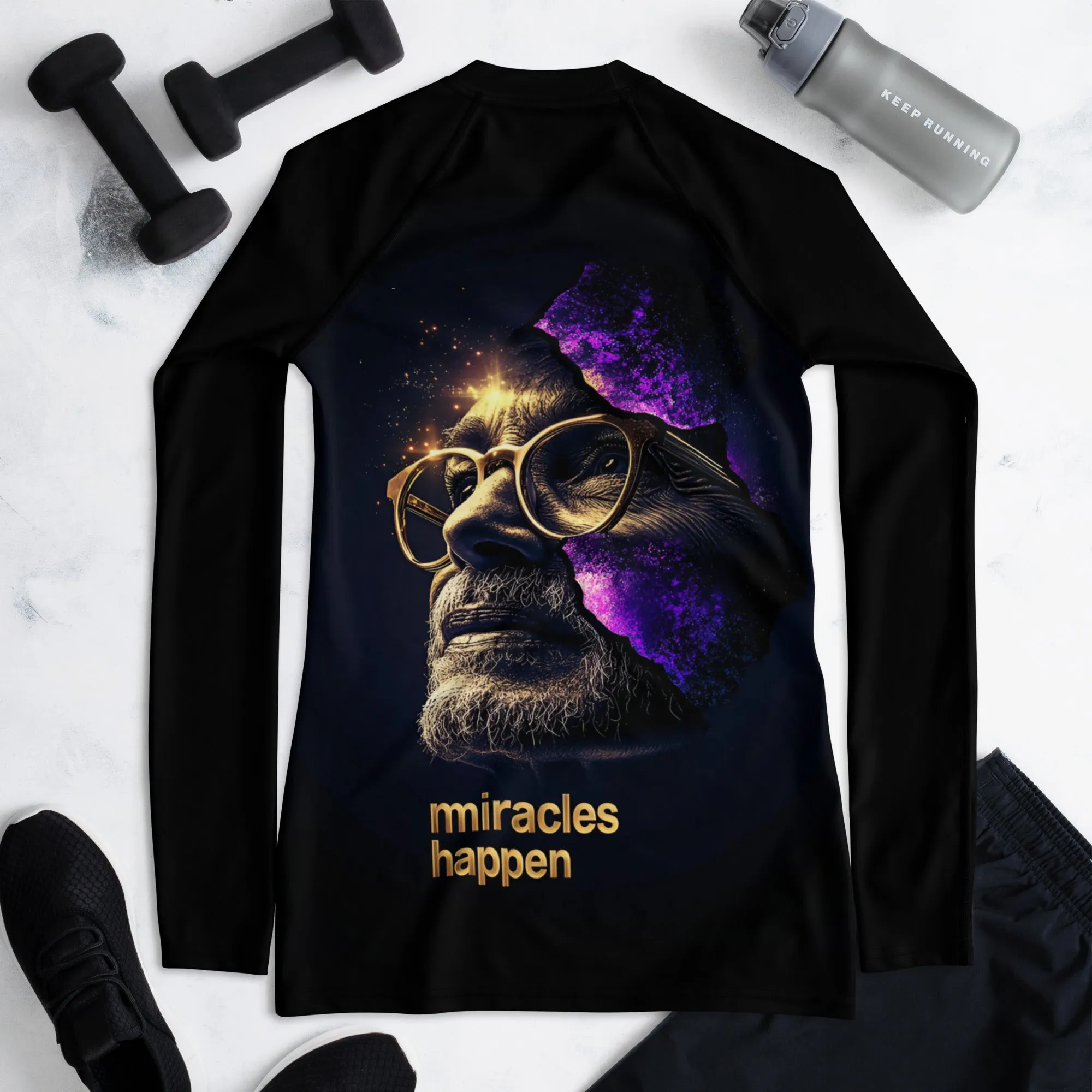Miracles Happen Edition 4 Women's Rash Guard