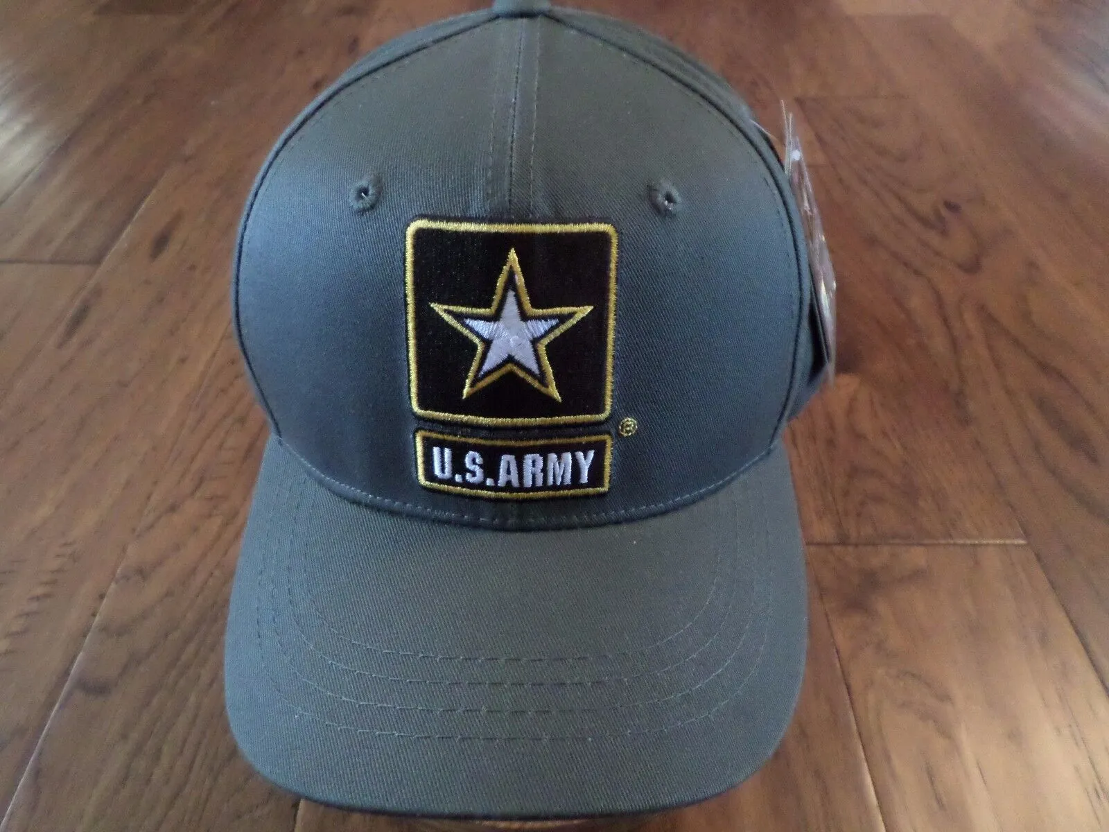 New U.S Military Army Star Logo Embroidered Olive Green Baseball Hat Cap