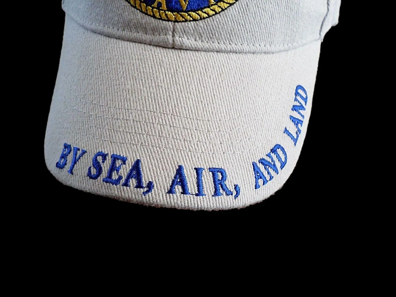 NEW U.S MILITARY NAVY EMBROIDERED KHAKI HAT BASEBALL CAP OFFICIAL LICENSED HATS