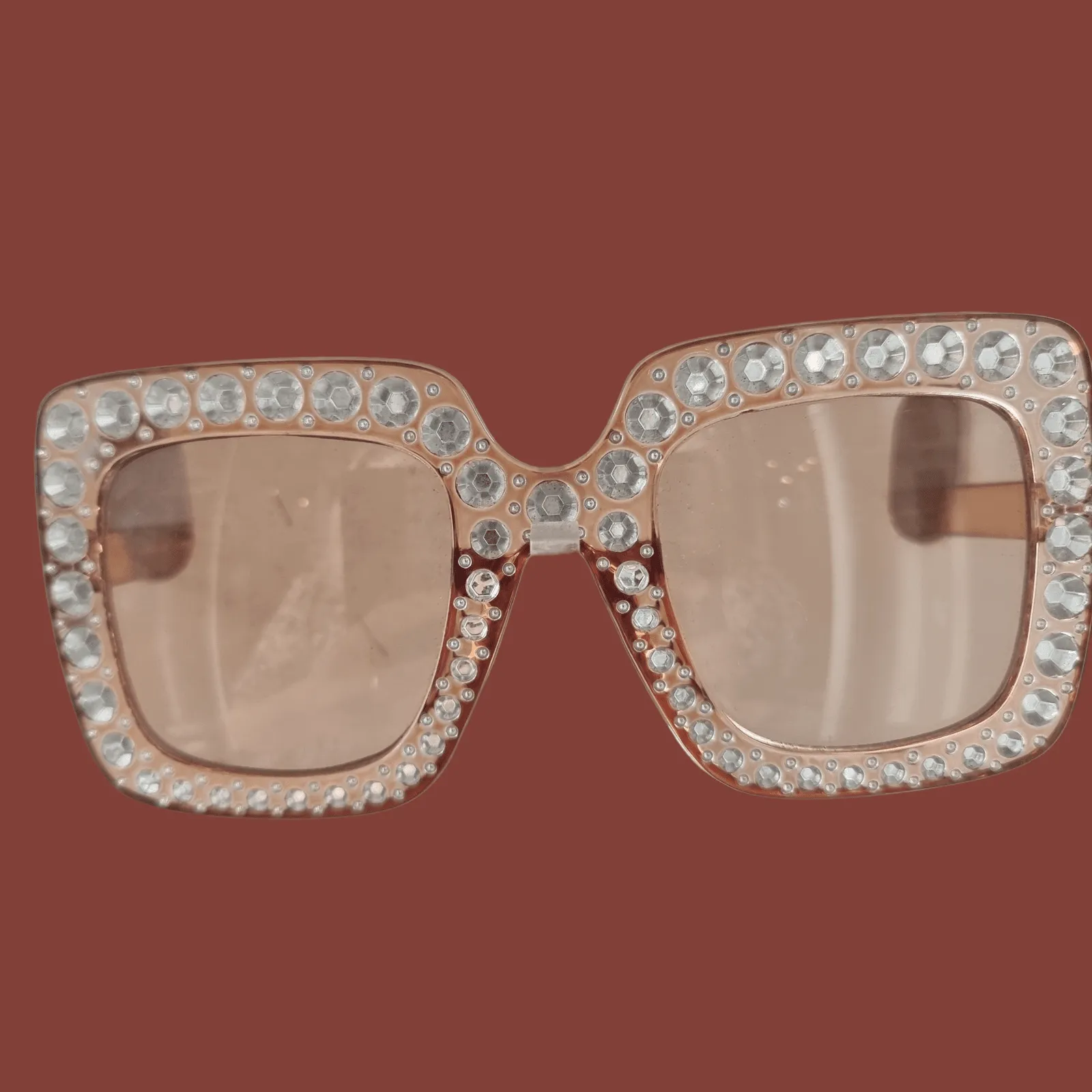 Oversized Bling Sunglasses