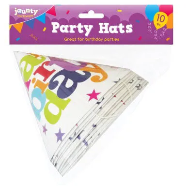 Party Hats 10 Pack