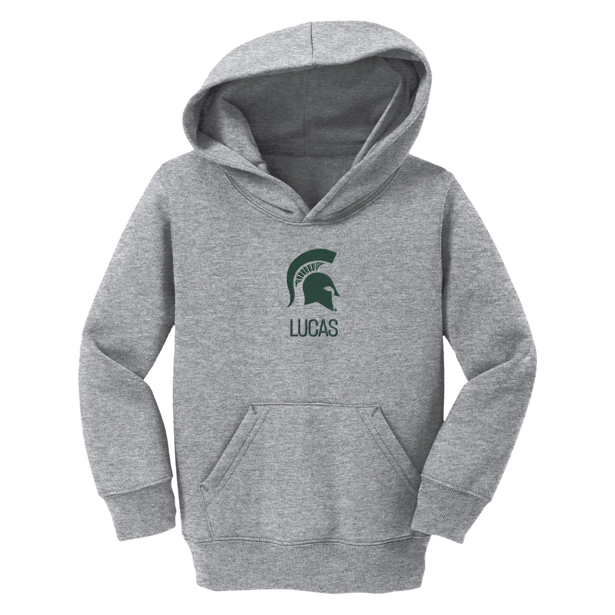 Personalized Michigan State Spartans Toddler Pullover Sweatshirt