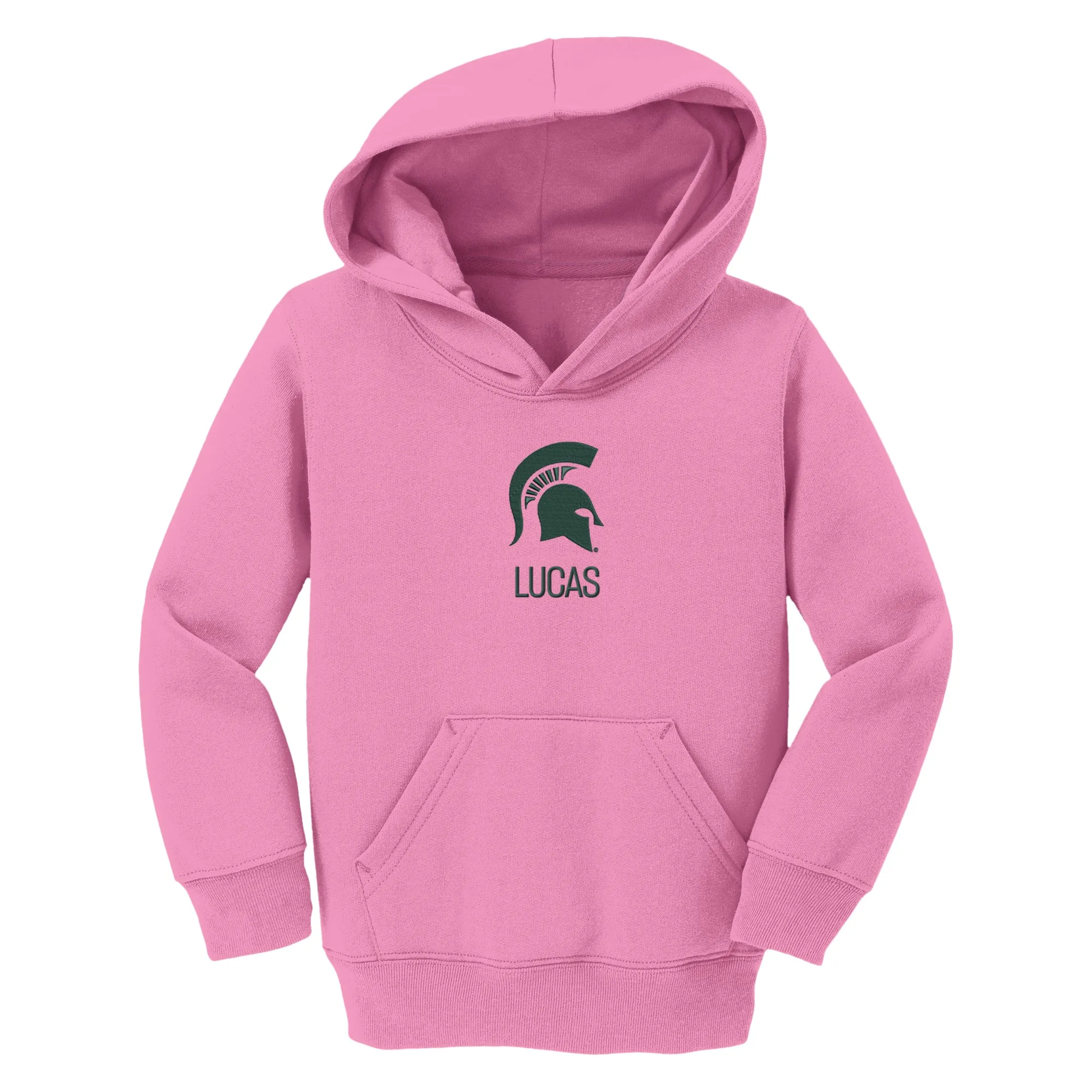 Personalized Michigan State Spartans Toddler Pullover Sweatshirt