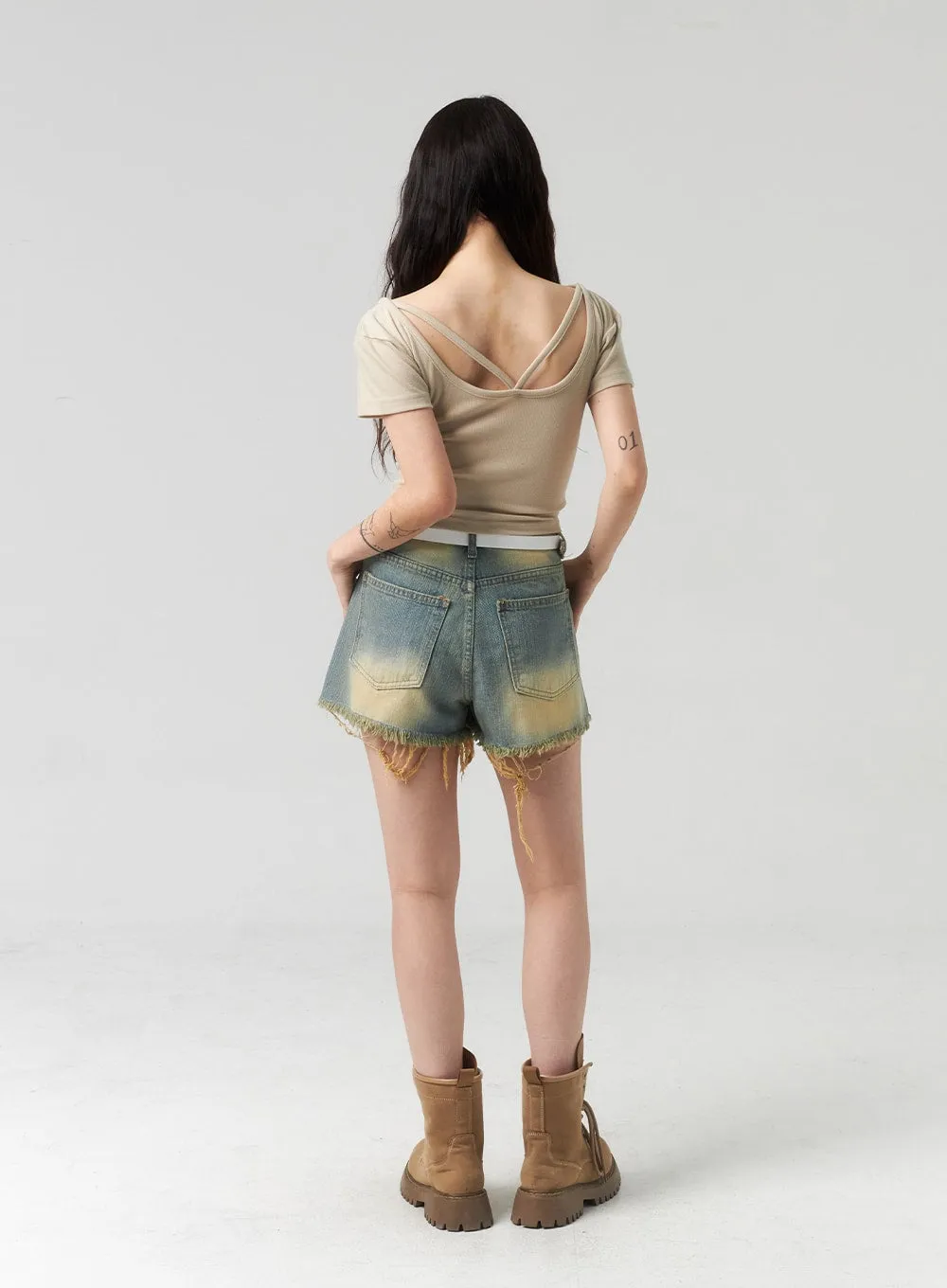 Short Sleeve Zip-Up CL314