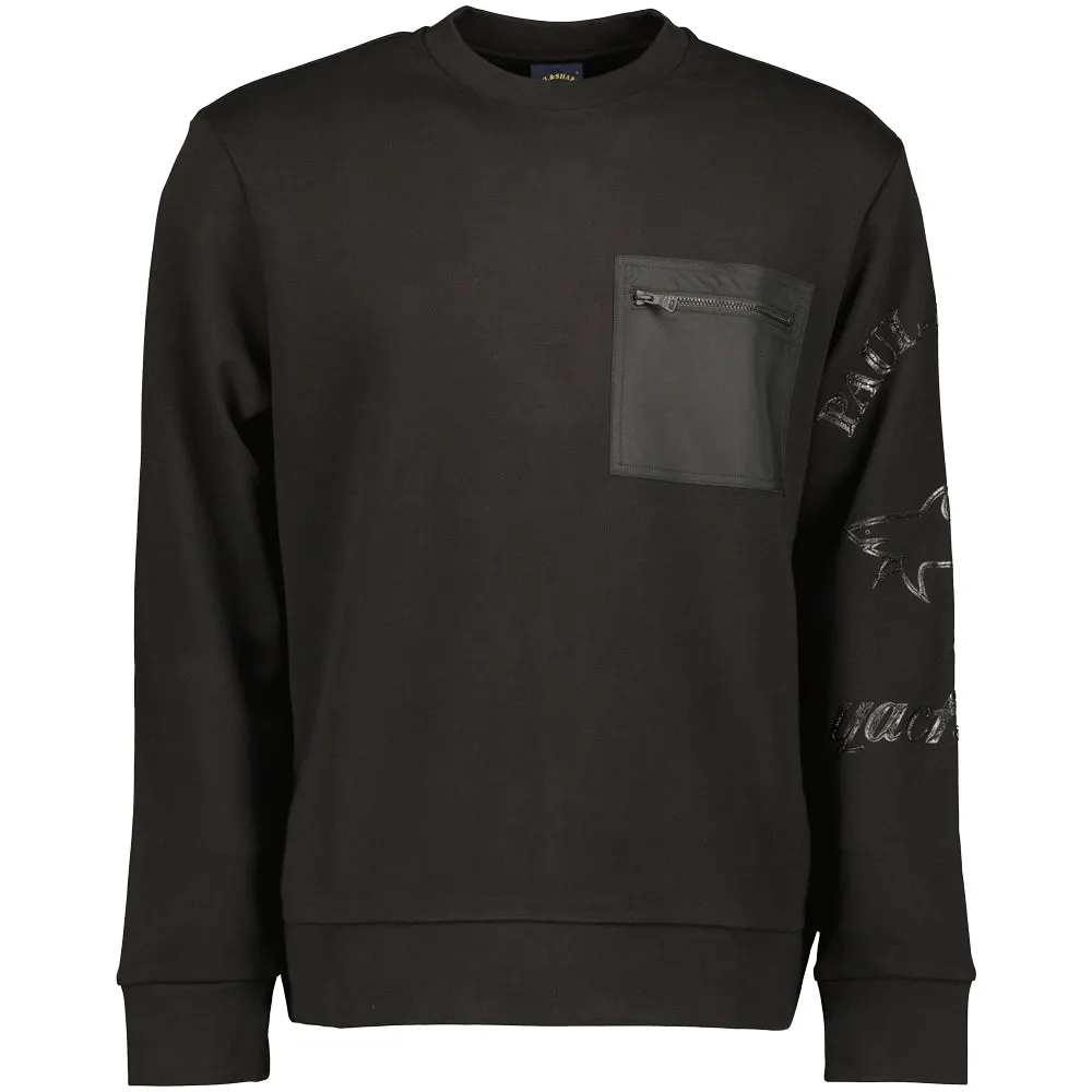 Sleeve Logo Crewneck Sweatshirt