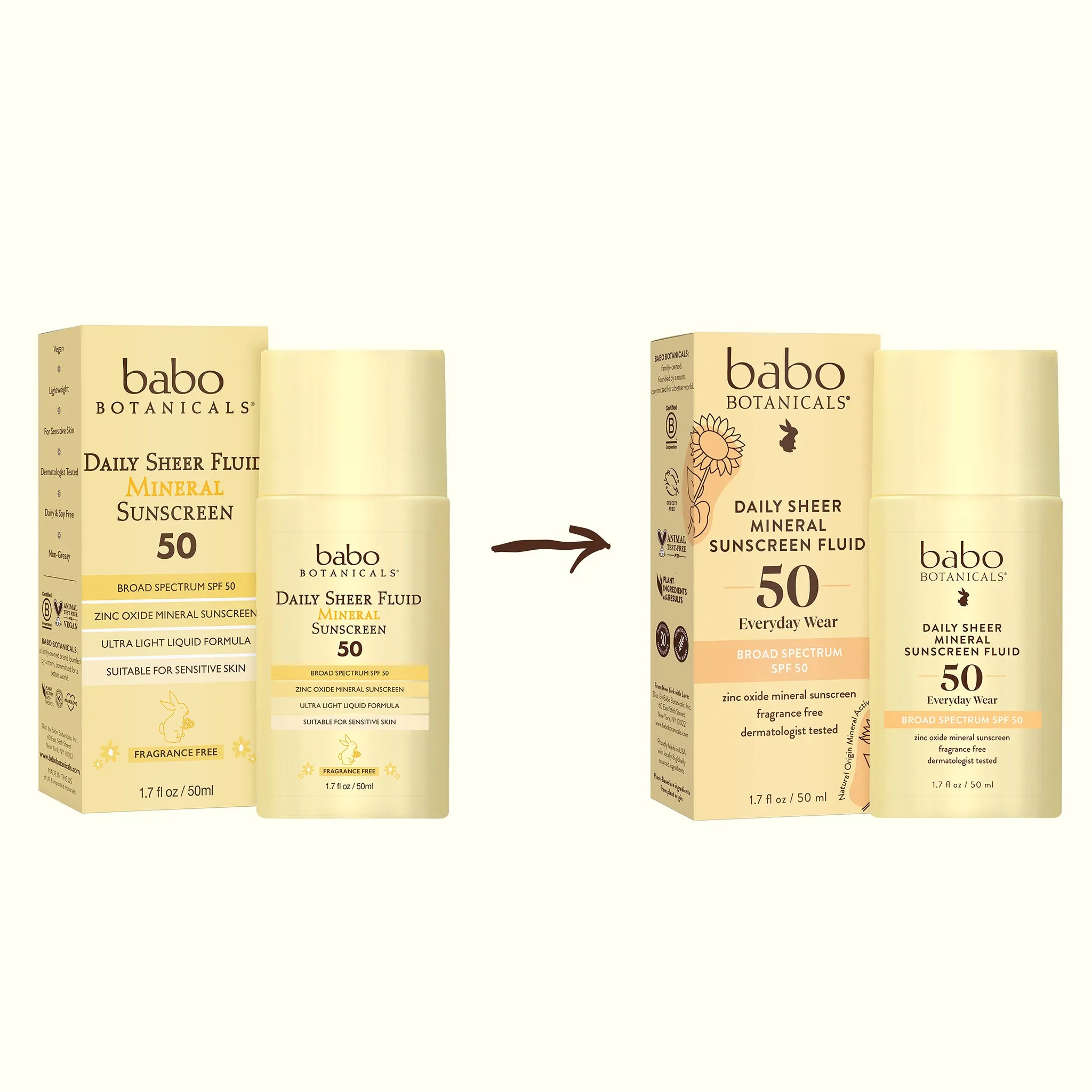 SPF50 Daily Sheer Fluid Mineral Sunscreen