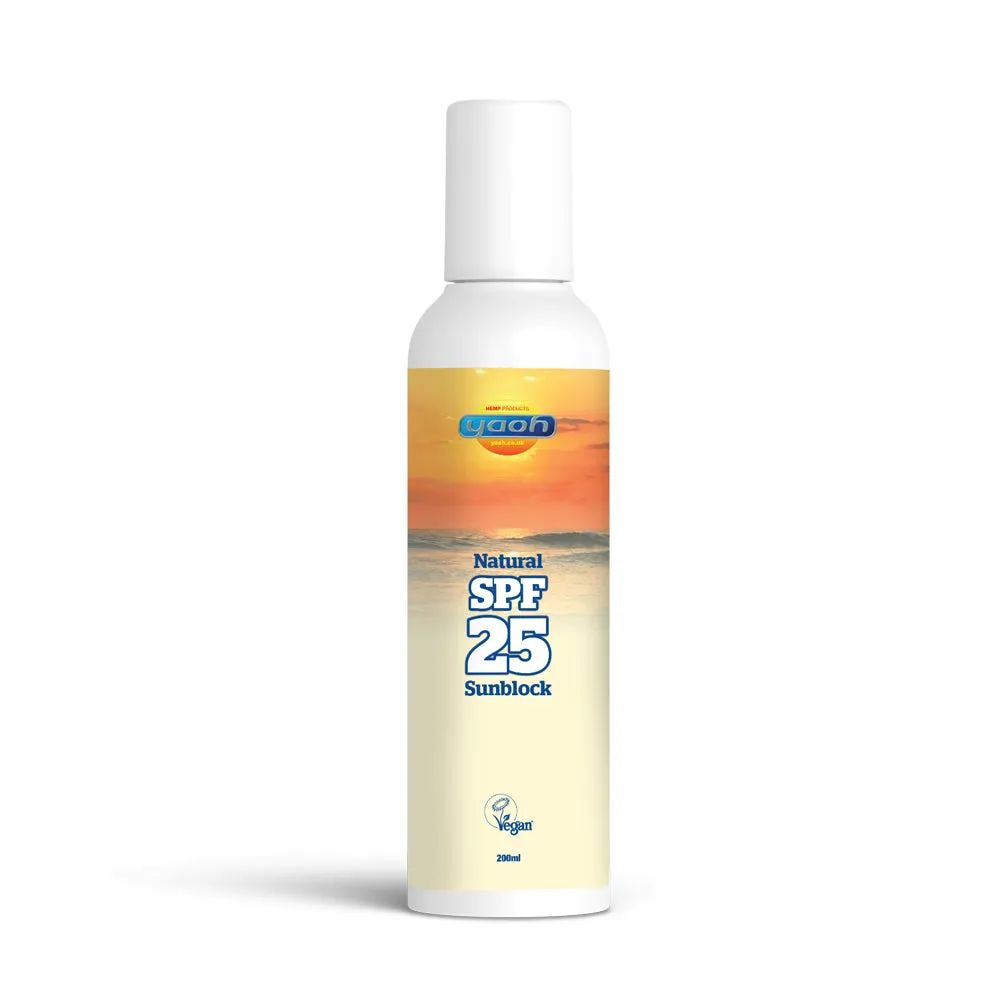 Yaoh Natural Sun Block Factor 25 - 200ml